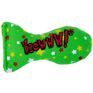 Yeowww! Holiday Stinkies Winter Stars Catnip Fish Toy for Cats