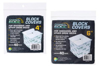 Grower's Edge Block Covers 4 in (40/Pack)