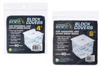 Grower's Edge Block Covers 6 in (40/Pack)