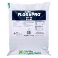 General Hydroponics FloraPro Grow Soluble 25 lb bag (80/Plt)