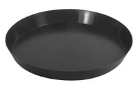 Black Premium Plastic Saucer 18 in (10/Cs)