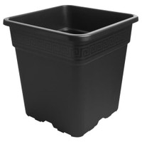 Gro Pro Black Square Pot 1/2 Gallon