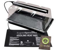 Super Sprouter Premium Heated Propagation Kit w/ T5 Light