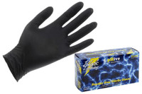 Black Lightning Powder Free Nitrile Gloves Large (100/Box)