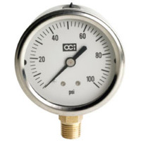 Netafim Liquid Filled Pressure Gauge 0 - 100 PSI [GAUGE100&91;