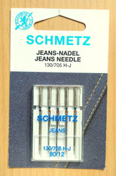 Schmetz Jeans Household Sewing Machine Needles (130/705 H-J)