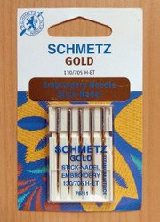 Schmetz gold embroidery sewing machine needles
