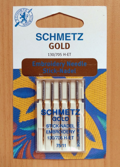 Schmetz gold embroidery sewing machine needles