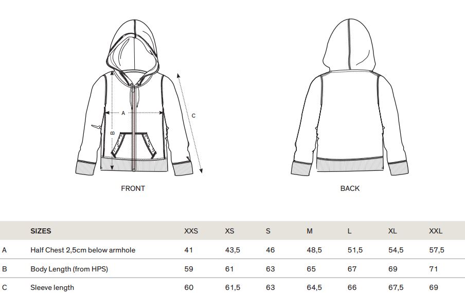 Zipped Hoodie Fleece with Kangaroo Pockets - Make An Impact Clothing