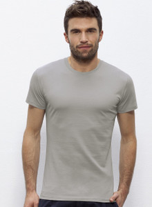 Round Neck Fitted Tee Opal