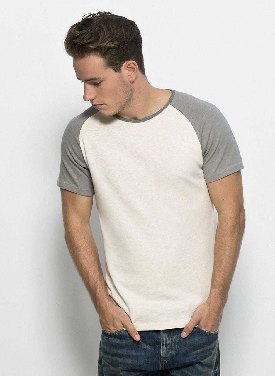 Heavy Cotton Raglan 3 Tone Tee