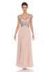 JKARA Beaded Mock Fair Dress