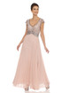 JKARA Beaded Mock Fair Dress