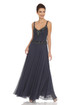 JKARA Beaded Chiffon Jacket Dress