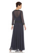 JKARA Beaded Chiffon Jacket Dress