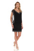 JKARA Black Bead-Trim Cocktail Dress JKARA Black Bead-Trim Cocktail Dress