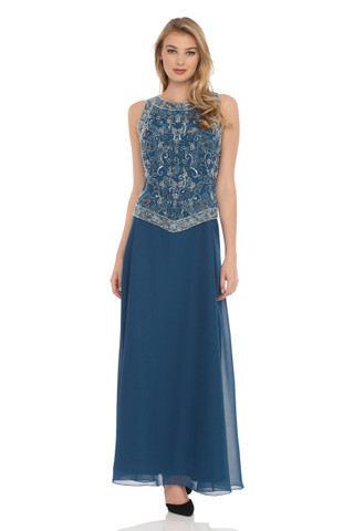 Embellished Dress and Shawl
