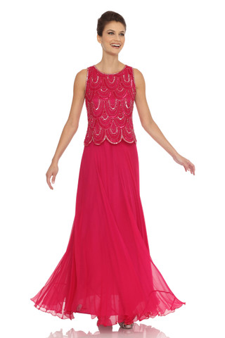 Sleeveless Beaded Dress