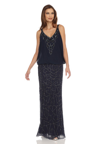 Blouson kimono cut fly away top Dress