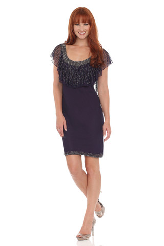 Flutter Sleeves caplet Dress