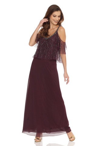 Cut out sleeves with popover Dress