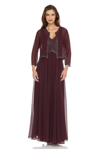 Beaded Two Piece Jacket and Dress