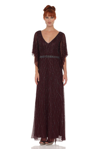 Criss Cross All-over Beaded Dress