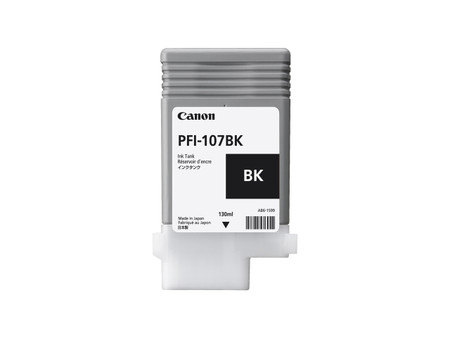 PFI-107BK - Canon Black Ink Tank 130ml