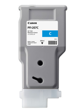 PFI-207C Canon Cyan Ink Cartridge 300ml