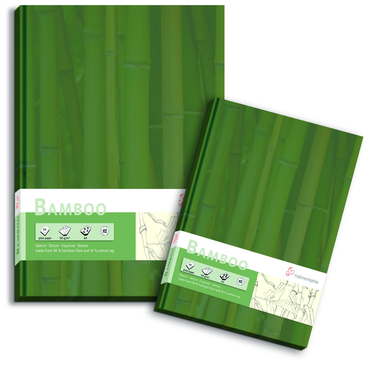 Hahnemühle Bamboo Hardbound Sketchbook - 11.7 x 8.3, 128 Pages