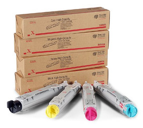 Xerox Brand Toner Cartridge, Cyan, High Capacity, Phaser 6250