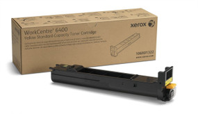 Xerox Brand Yellow Standard Capacity Toner Cartridge, WorkCentre 6400
