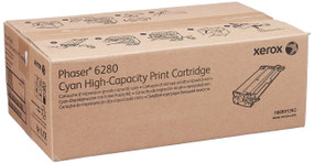 Xerox Brand Cyan High Capacity Print Cartridge, Phaser 6280