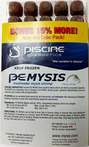 Piscine Energetics Frozen Mysis Cube 4oz *LOCAL ONLY, NO OUT OF STATE SHIPPING*