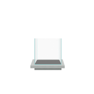 Tideline 2.1G Studio Cube Pedestal - Gray (9.9"x9.9"x1.5")