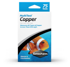 Seachem MultiTest Copper (75 tests) Marine & Freshwater