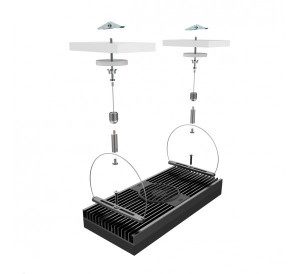 AI Single Module Hanging Kit (Black) - Aqua Illumination