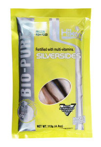 Hikari Bio-Pure Frozen Small Silversides Fish Food Flat Pack 4oz *LOCAL ONLY, NO OUT OF STATE SHIPPING*