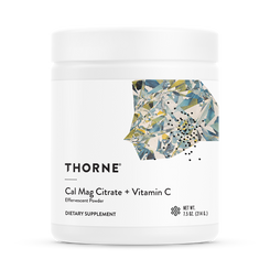 Thorne Research Cal-Mag Citrate + Vitamin C formerly Mag Citrate Effervescent 