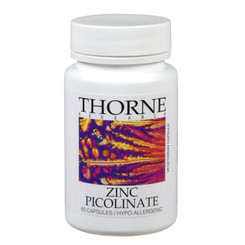 Thorne Research Zinc Picolinate 60 Veggie Caps