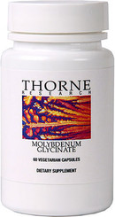 Thorne Research Molybdenum Glycinate 60 Veggie Caps