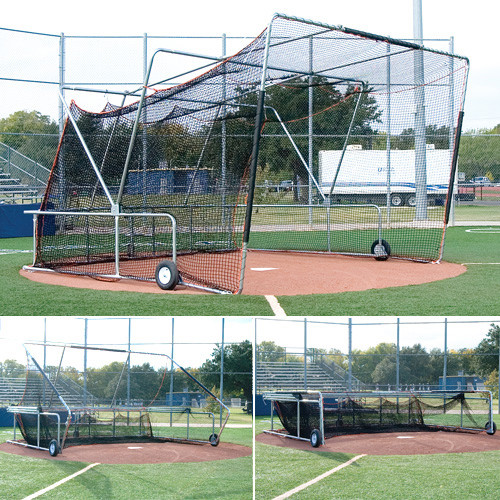 folding batting cage
