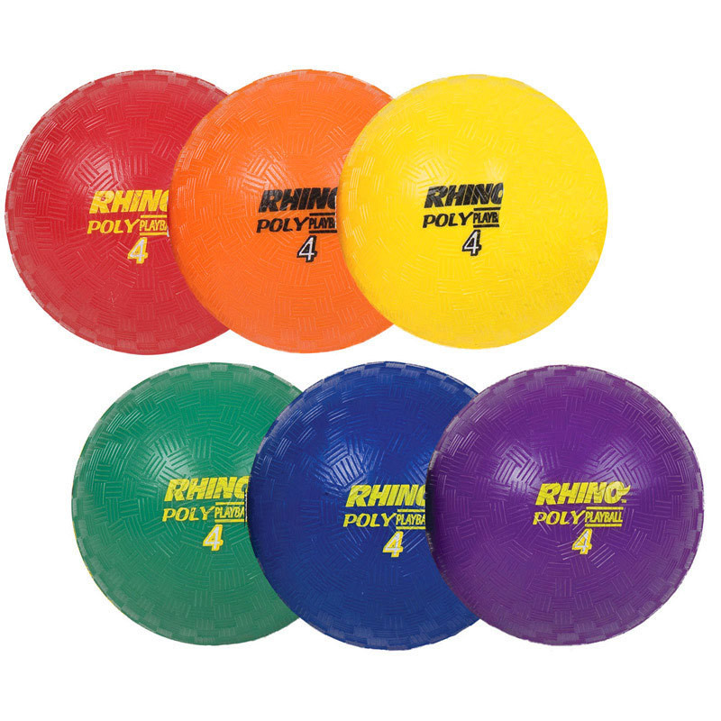 Six Large Rhino Skin Soft Inflatable Balls for Kids Outdoor & Backyard Games School & Gym Class Champion Sports Playground Ball Set Six Large Rhino Skin Soft Inflatable Balls for Kids Outdoor & Backyard Games School & Gym Class Champion Sports Playground Ball Set