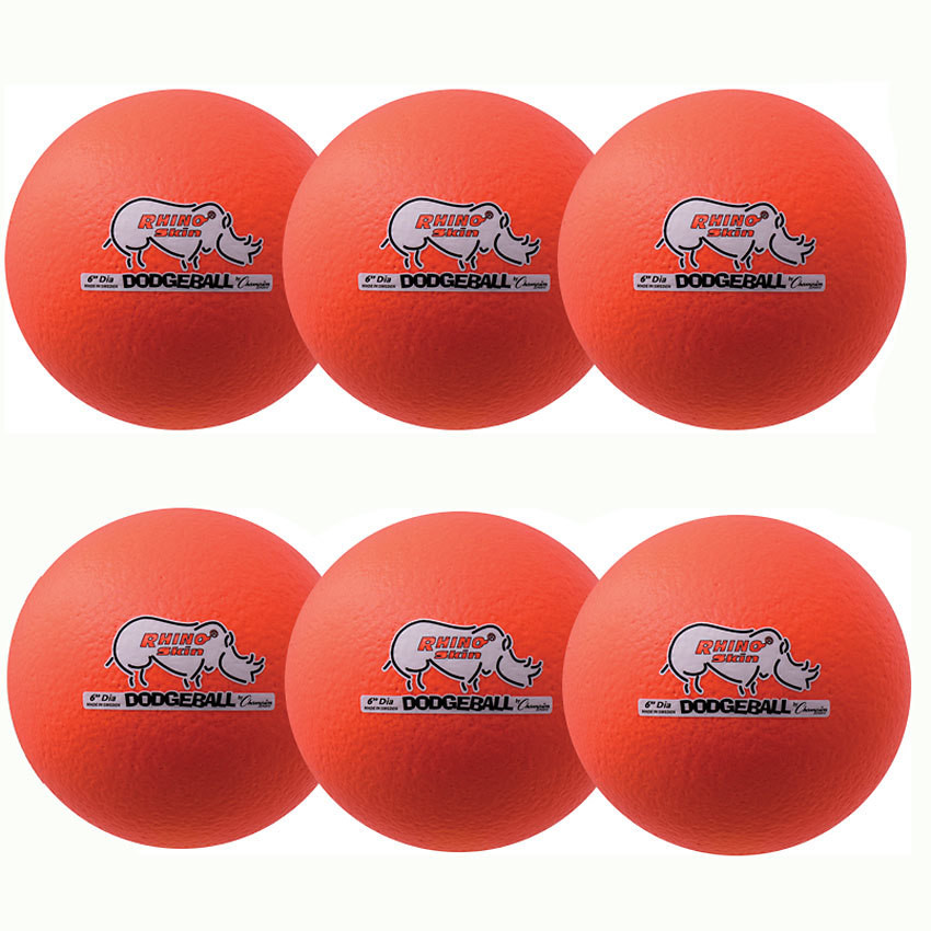 Neon Rhino Skin Dodgeball Sets