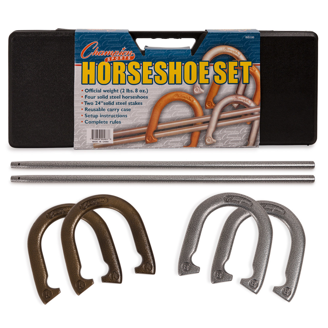 Champion sports steel horseshoe set Clearance