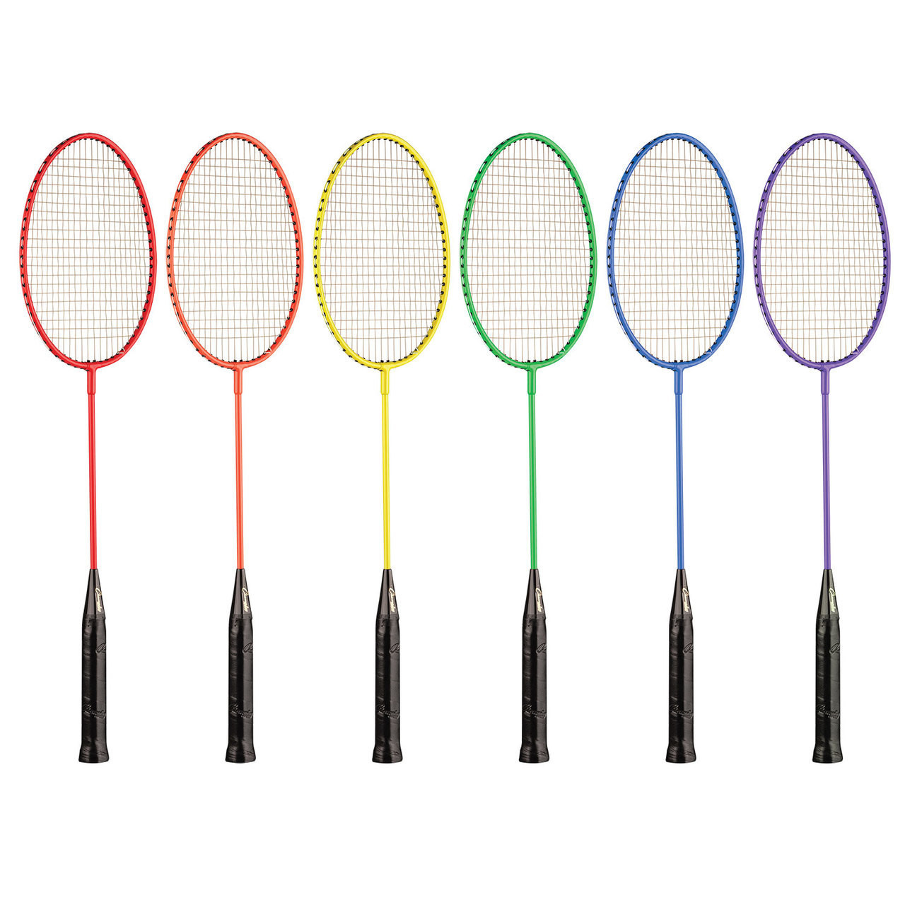 Champion Sports All Steel Badminton Racket Rainbow Set Athletic Stuff