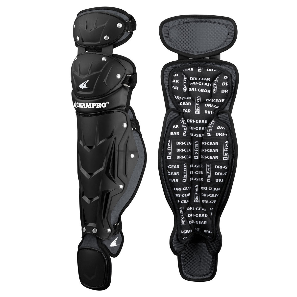 Protège-jambes Double Genou Champro Optimus MVP - Taille 14,5, Marine, Neuf Avec Légers Défauts