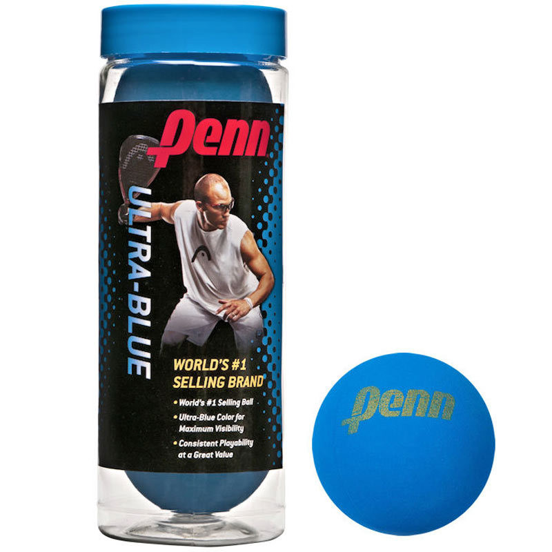 Penn Ultra Blue Racquetballs Athletic Stuff