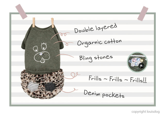 Louisdog Organic Woof N Meow Dress