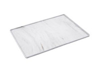 Marble Silicone Food Mat With Raised Edge